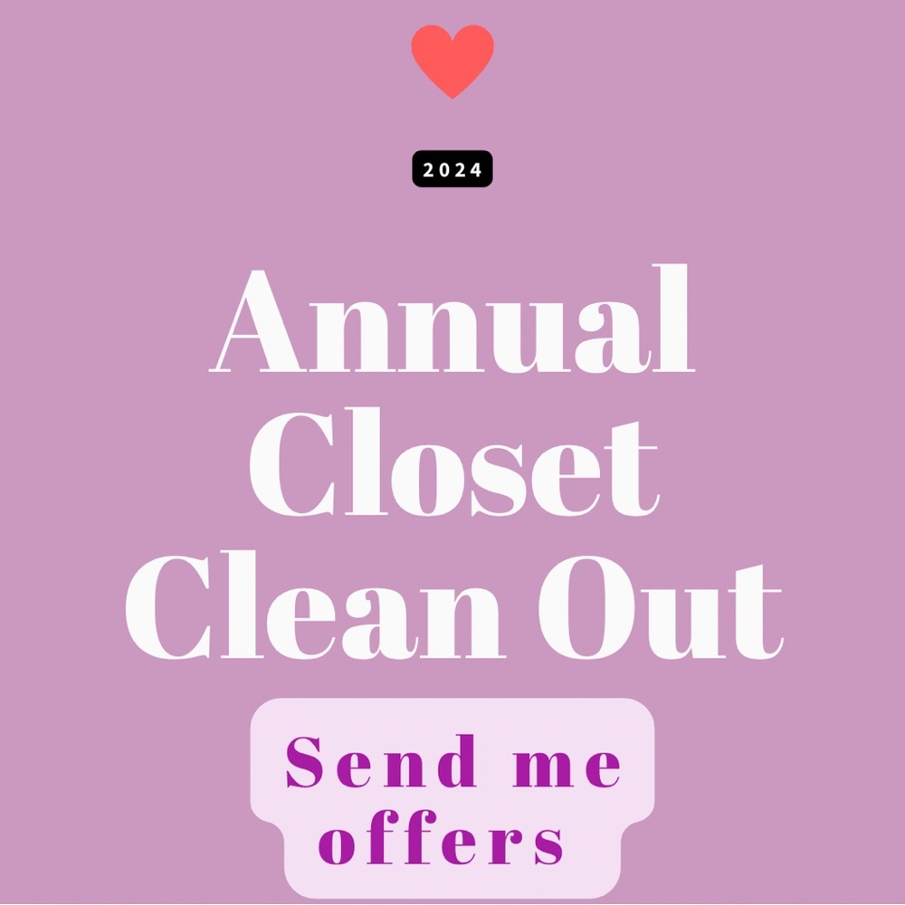 Selling out my entire closet!!